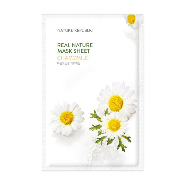 Real Nature Mask Sheet Chamomile (Ampoule Type)