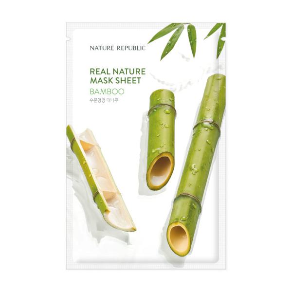 Real Nature Mask Sheet Bamboo (Ampoule Type)
