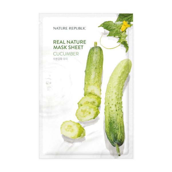Real Nature Mask Sheet Cucumber (Ampoule Type)