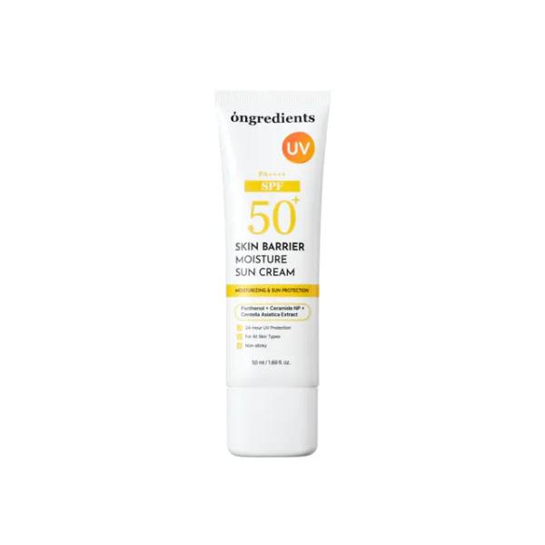 ongredients Skin Barrier Moisture Sun Cream 50ml