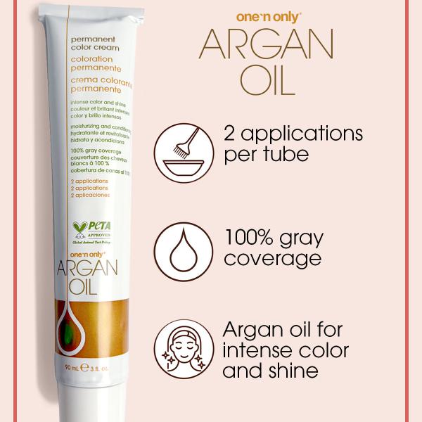 Argan Oil Permanent Hair Color 6GM Dark Caramel Mocha Blonde