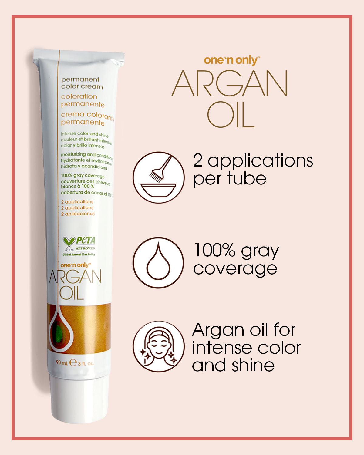 Argan Oil Permanent Hair Color 8S Light Sand Blonde