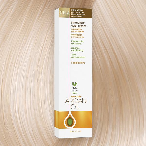 Argan Oil Permanent Hair Color 11HLA Hi-Lift Cool Blonde