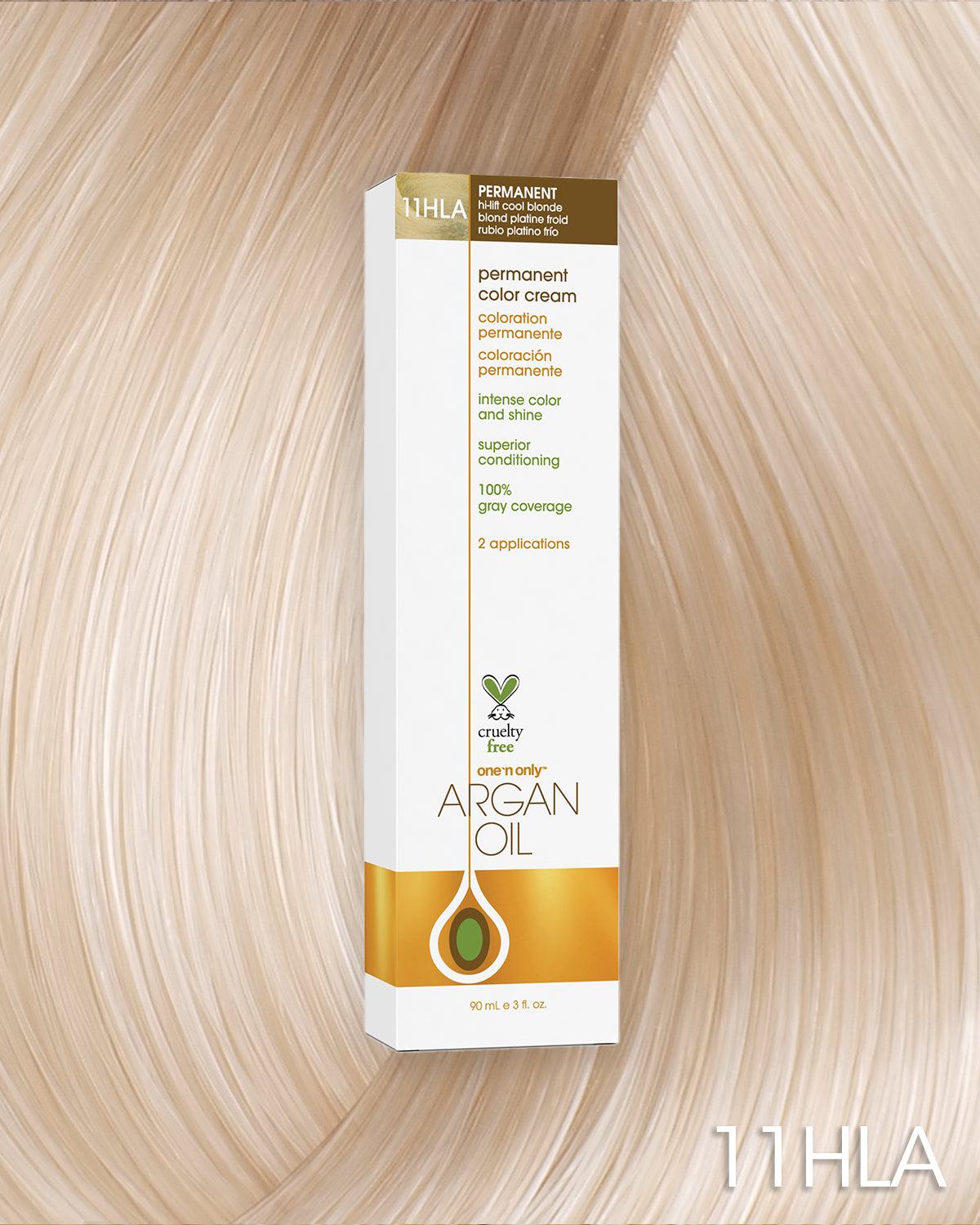 Argan Oil Permanent Hair Color 11HLA Hi-Lift Cool Blonde