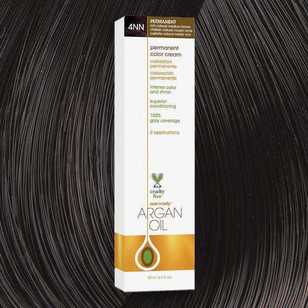 Argan Oil Permanent Hair Color 4NN Rich Natural Medium Brown