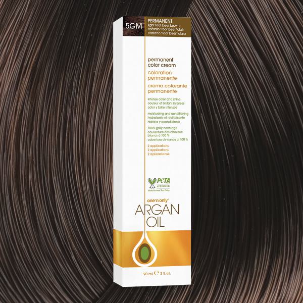 Argan Oil Permanent Hair Color 5GM Light Root Beer Brown