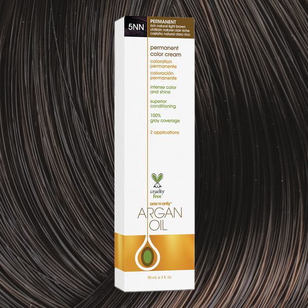 Argan Oil Permanent Hair Color 5NN Rich Natural Light Brown