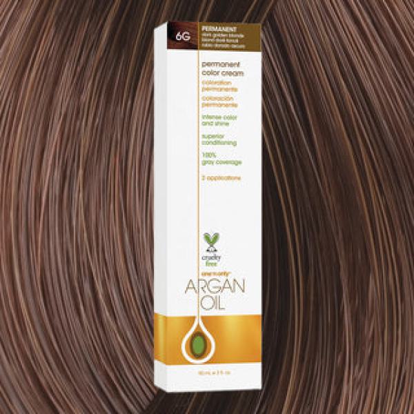 Argan Oil Permanent Hair Color 6G Dark Golden Blonde