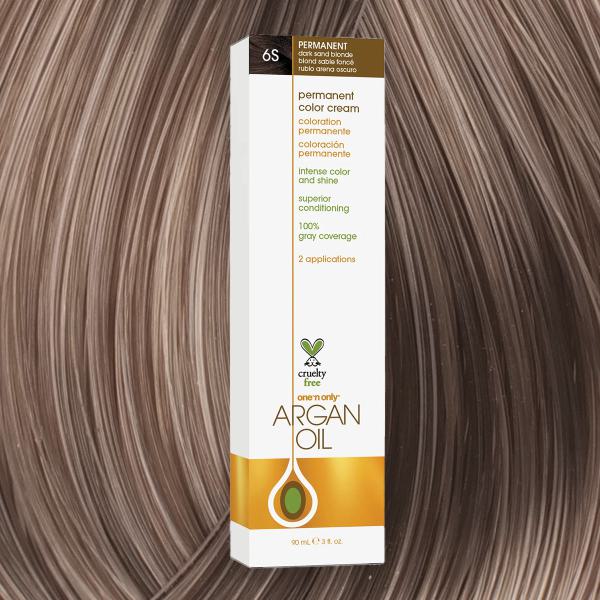Argan Oil Permanent Hair Color 6S Dark Sand Blonde