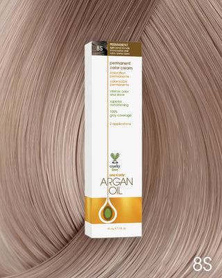 Argan Oil Permanent Hair Color 8S Light Sand Blonde