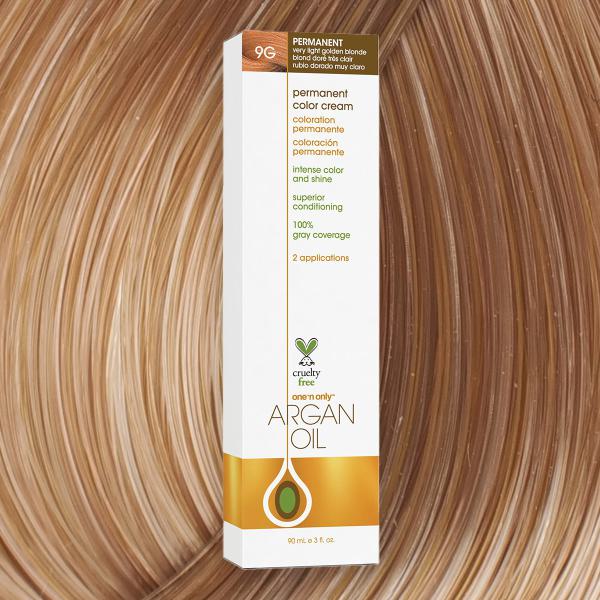 Argan Oil Permanent Hair Color 9G Very Light Golden Blonde