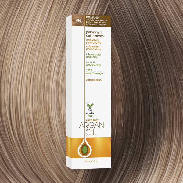 Argan Oil Permanent Hair Color 9N Very Light Natural Blonde
