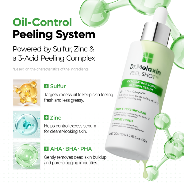 PEEL SHOT Exfoliating S-ZINC Blemish Serum