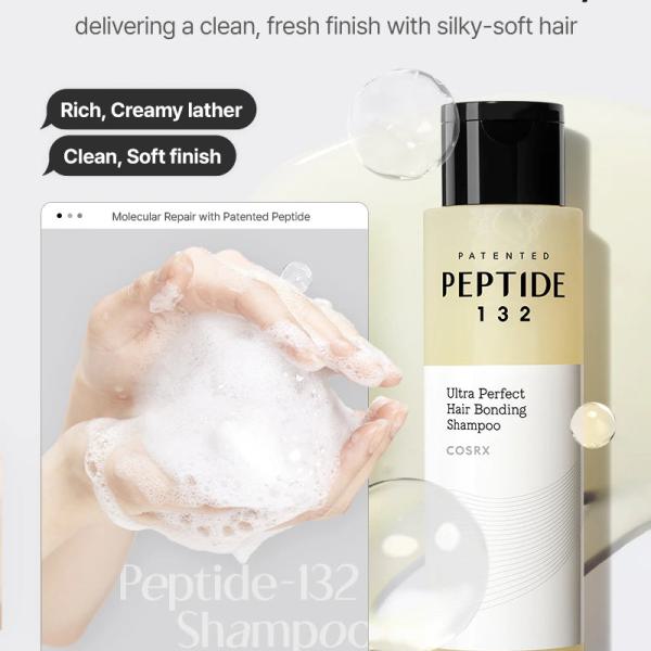 COSRX PEPTIDE-132 Ultra Perfect Hair Bonding Shampoo