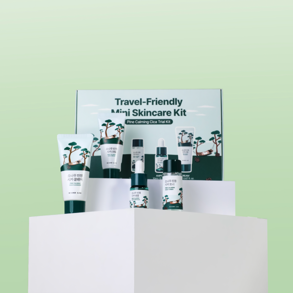 Pine Calming Cica Travel Routine Trial Kit