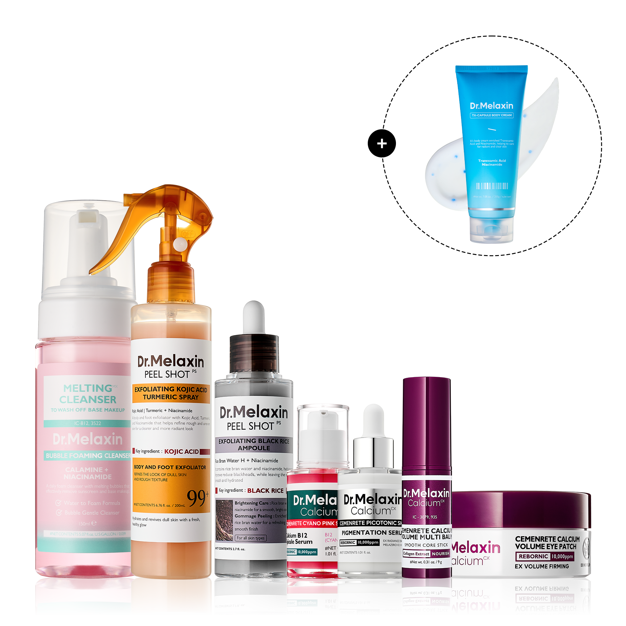 [Dr.Melaxin Exclusive] Radiant Blowout Routine Set — Body Glow Edition