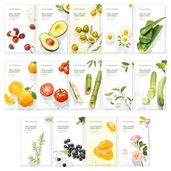 [10x] Real Nature Mask Sheet Set