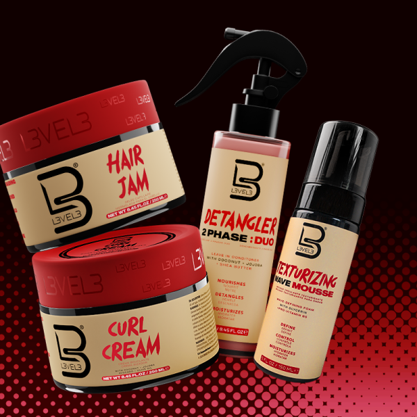 Red Line Curl &amp; Texture Collection