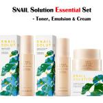 SNAIL SOLUTION ESSENTIAL SET ( Snail Solution Essential Toner , Emulsion &amp; Cream )