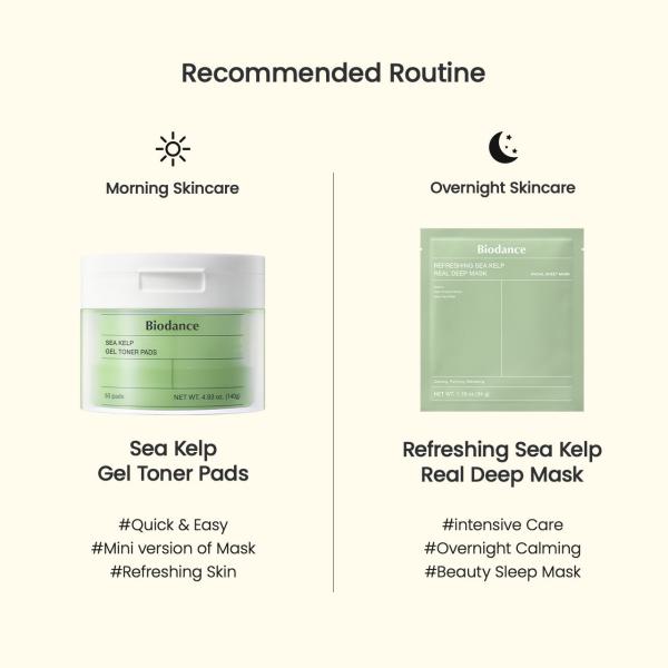 Sea Kelp Gel Toner Pads