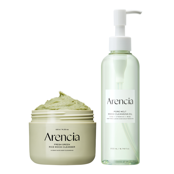 Pore Melt Double Cleansing Duo - Gentle Cleansing Oil &amp; Fresh Green Rice Mochi Cleanser