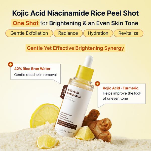 Kojic Acid Niacinamide Rice Peel Shot