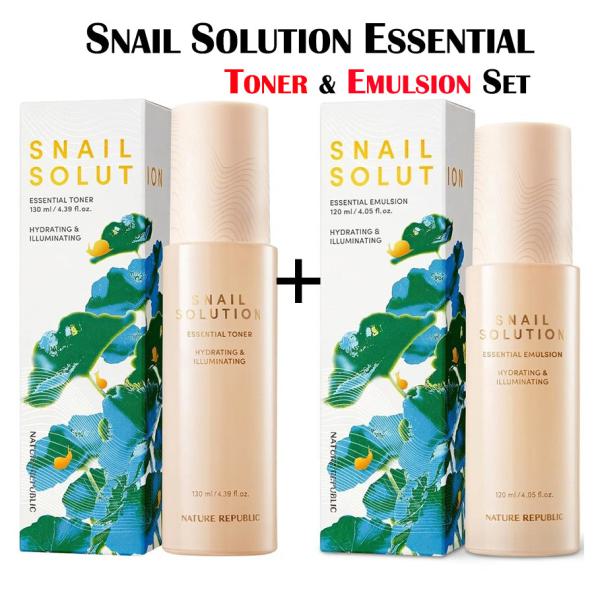 Snail Solution Essential Toner & Emulsion Set