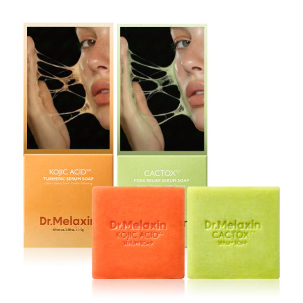 Kojic Acid &amp; Cactox Serum Soap Cleansing Duo