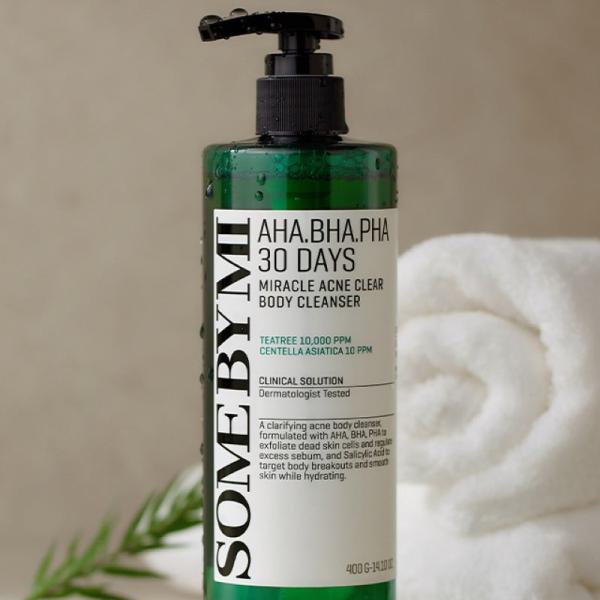 SOME BY MI AHA BHA PHA 30 Days Miracle Acne Clear Body Cleanser 400g
