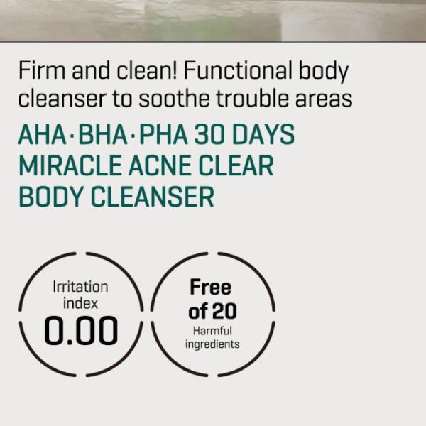 SOME BY MI AHA BHA PHA 30 Days Miracle Acne Clear Body Cleanser 400g