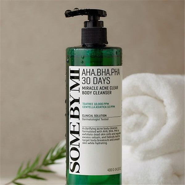 SOME BY MI AHA BHA PHA 30 Days Miracle Acne Clear Body Cleanser 400g