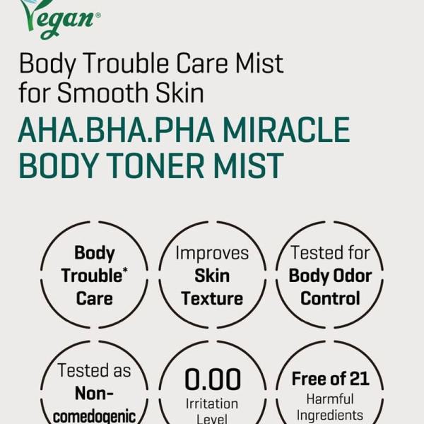 SOME BY MI AHA-BHA-PHA Miracle Body Toner Mist 140ml