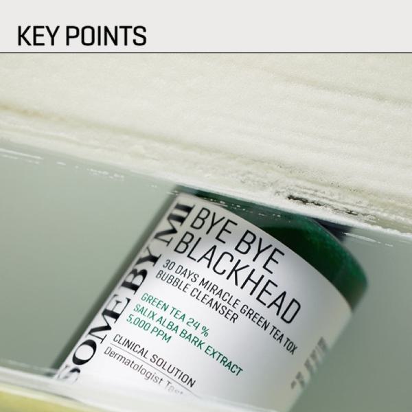 SOME BY MI Bye Bye Blackhead 30 Days Miracle Green Tea Tox Bubble Cleanser 120g