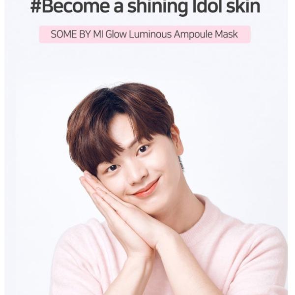 SOME BY MI Hyaluron Moisturizing Glow Luminous Ampoule Mask 25g x 10