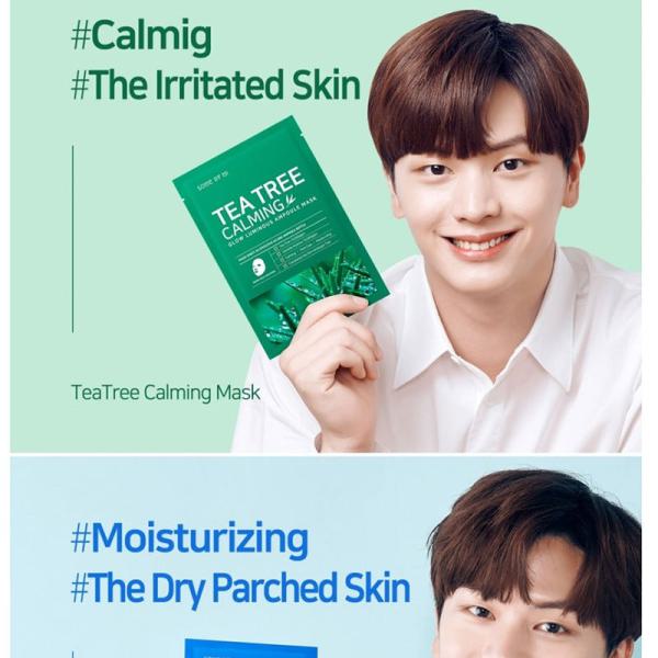 SOME BY MI Hyaluron Moisturizing Glow Luminous Ampoule Mask 25g x 10