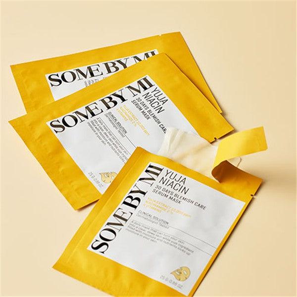 SOME BY MI Yuja Niacin 30 Days Blemish Care Serum Mask (10 Sheets)