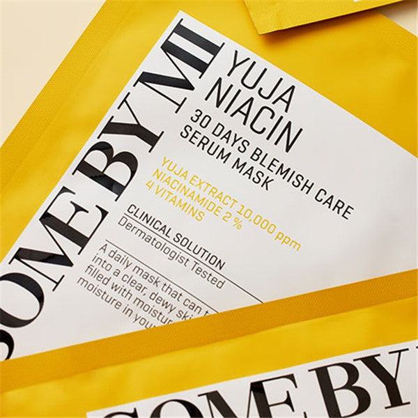 SOME BY MI Yuja Niacin 30 Days Blemish Care Serum Mask (10 Sheets)