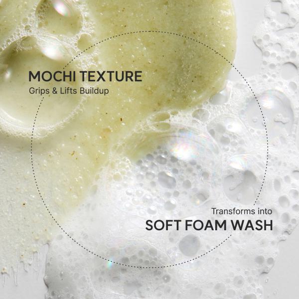 Arencia Fresh Green Rice Mochi Cleanser, Gentle Daily Cleanser for Congestion-Prone Skin, 1.76oz / 4.23oz