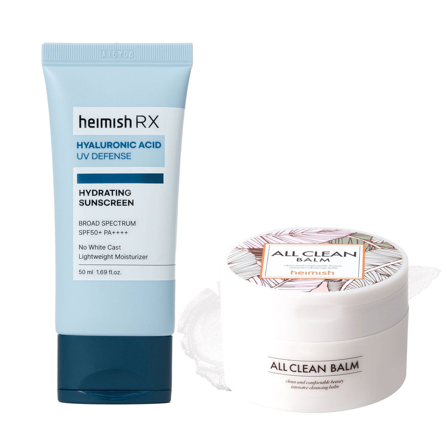 All Clean Balm &amp; RX Hyaluronic Acid Hydrating Sunscreen SPF50+