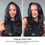 Tropical Twist 1.25" Long Barrel Curling Wand