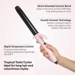 Tropical Twist 1.25" Long Barrel Curling Wand