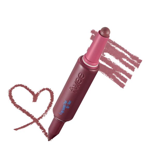 Long-Lasting Dual Coloring Stick Lip+Liner