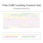 d'Alba White Truffle Nourishing Treatment Mask 25ml*5packs