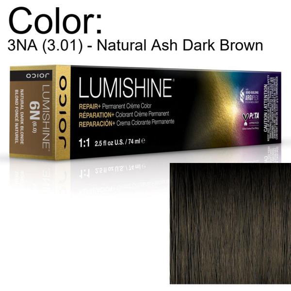 LumiShine Permanent Creme Color - 3NA (3.01) - Natural Ash Dark Brown / 2.5 oz. by Joico