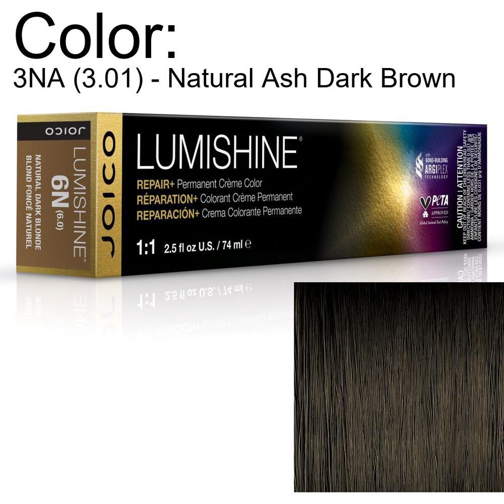 LumiShine Permanent Creme Color - 3NA (3.01) - Natural Ash Dark Brown / 2.5 oz. by Joico