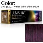 LumiShine Permanent Creme Color - 3VV (3.22) - Violet Violet Dark Brown / 2.5 oz. by Joico