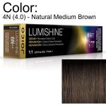 LumiShine Permanent Creme Color - 4N (4.0) - Natural Medium Brown / 2.5 oz. by Joico