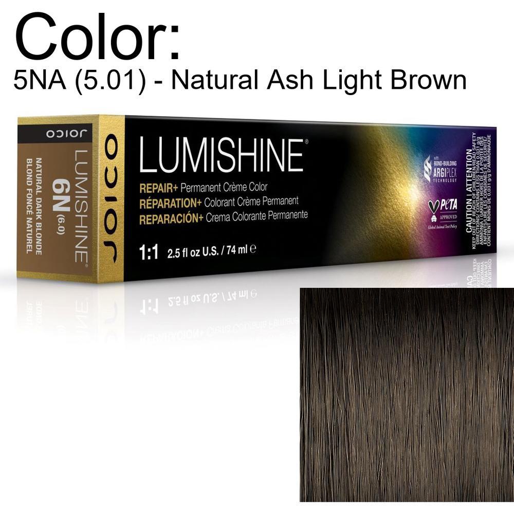 LumiShine Permanent Creme Color - 5NA (5.01) - Natural Ash Light Brown / 2.5 oz. by Joico