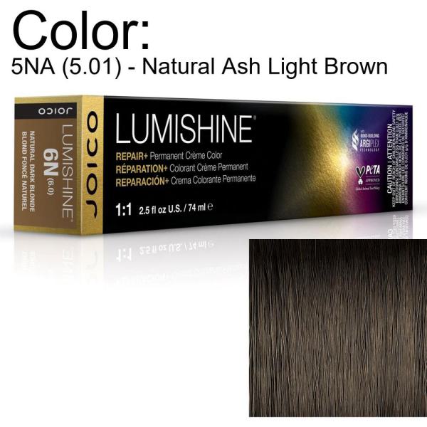 LumiShine Permanent Creme Color - 5NA (5.01) - Natural Ash Light Brown / 2.5 oz. by Joico