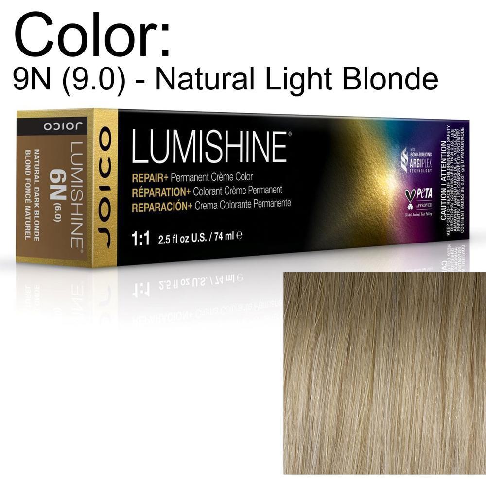 LumiShine Permanent Creme Color - 9N (9.0) - Natural Light Blonde / 2.5 oz. by Joico